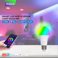 Weilai Wifi RGB Bulb 16 Colors Control Voice - RGB Smart Control Light - Smart Light - Smart LED Lig