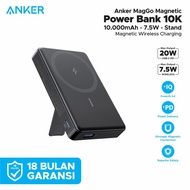 POWERBANK ANKER MAGGO MAGNETIC WITH KICKSTAND (10000 MAH 20W)- A1652