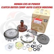 Honda EX5 EX5 HI POWER Auto Clutch Comp Set & Auto Clutch Housing Set Full Set 4IN1 Set EX5 GN5
