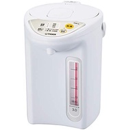 TIGER Microcomputer electric kettle, warmer function, power-saving timer, 3L urban white PDR-G300-WU