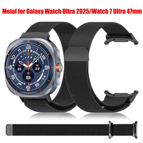 Stainless Steel Strap for Samsung Galaxy Watch Ultra 2025 Metal Band Galaxy Watch Ultra 47mm SM-L705