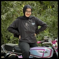 Uterwear Pria Windbreaker Faster Invader Black Tosca Original Best Quality Termurah