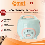 COMET CM8002 Electric Lid Rice Cooker - Capacity 1.2L, Power 500W, Non-stick inner pot