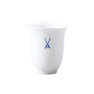 MEISSEN Sword Mark Collection Double Sword Tumbler 280ml Meissen 825001-55403-1 White Blue [Parallel