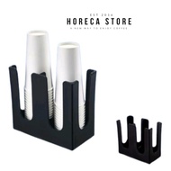 Double Cup Take Away Dispenser - 2in1 Take Away Coffee Cup Holder