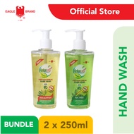 2-IN-1 BUNDLE - Eagle Brand Natur oil Tea Tree Hand Wash 250ml + Eucalyptus Hand Wash 250mlHand Care