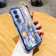 Ybd Ốp điện thoại cho OPPO A5 A5i Pro A3 Pro 2025 chống rơi long lanh dây đeo với dây đeo cổ tay và