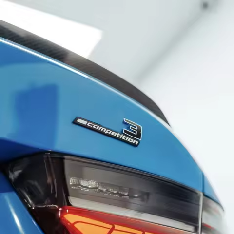 DIY 3D ABS F80 G80 for M3 4 5 Competition Rear Trunk Black Silver Nameplate Emblem Badge Logo