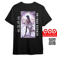 KAOS RAIDEN SHOGUN (BAAL) GENSHIN IMPACT -  KAOS DISTRO PRIA & WANITA DESIGN GENSHIN IMPACT