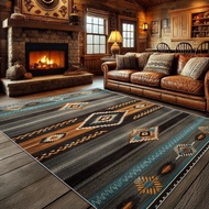 Southwest Rugs for Living Room - Navajo Rug, 6x8 Rug, Aztec Tribal Washable Rugs for Living Room Bed