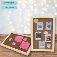Cork board Wood Framed Cork Bulletin Board Memo Photo Wall Board