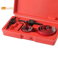 19-127mm Hole Saw Set for Wood, PVC, Plastic & Metal - Woodworking Crown Drill Bits