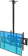 TV stand Double Screen Ceiling TV Mount, Adjustable Tilt Swivel TV Bracket, Fits Most 40-70 Inch LED Screen Display TV Mount TV Stand