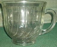 收藏天地  古董玻璃咖啡杯 