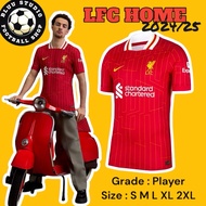 bluu⚽พร้อมส่งจากไทย🇹🇭 ใหม่ล่าสุด!!! เสื้อบอล ลิเวอร์พูล เหย้า สีแดง ปี 2024/25 เกรดนักเตะ(Player) Liverpool Home Jersey 2024/25 ✅เกรดดีที่สุด❌ไม่ใช่เกรดตลาดนัด❌