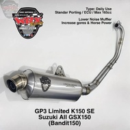 WRX Exhaust for Suzuki GSX 150 (GP3 Limited Series Muffler)