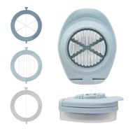 3 in 1 Multifunctional Egg Slicer Egg Cutter Stainless Steel Blades with Storage Box for Egg Slicer