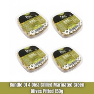 Olea Grilled Marinated Green Olives Pitted 150g [BEST BEFORE DATE; 14/Nov/2025]