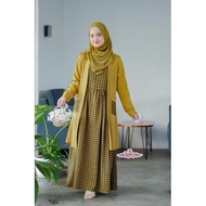 Zahin gamis Abaya dress Dress andara zahin by terbaru Zahin dress Anda