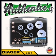 Diager 656C 20PCS Hole Saw Set HSS Cobalt 8% Quick-Lock Sizes Ø19-22-25-32-38-44-57-68-76MM