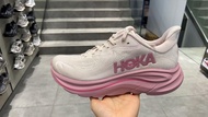💥現貨💥 夢幻蜜桃粉輕量回彈護膝女款公路跑鞋 | HOKA ONE ONE Clifton 9|