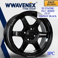 **1pc**NEW SPORT RIM 15” RAYS TE37 Sonic 15Inch 15x7 4H100/114,5H100/114 .3