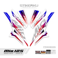 Striping MIO 125 MOTIF 40 / STICKER MIO M3 / Z / 125 / SOLARIZ STICKERS / STICKER / STIPING / STOCK 