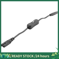 Power Extension Cord, Iec320 C7 to C8 Power Adapter Extension Cord with Switch Control with "8" Inte