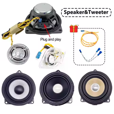 Mid Speaker Tweeter Horn For BMW 3 Series F30 F10 G20 G30 G38 4.5 4 1.5 inch Dashboard Speakers Twee
