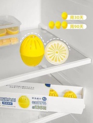 日式冰柜除味劑家用冷凍冷藏除臭劑殺菌淨化冰櫃去异味器清潔神器1盒3個