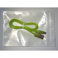 !! Buy 1 Free 1 !! MicroUSB Data Charging Cable - 1M|Transparent Jelly|Green
