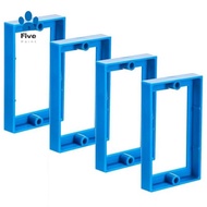 4Pcs 1/2Inch Single Gang Outlet Box Extender,Electrical Outlet Extender Receptacle Extender Outlet E