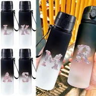 Glass Bottle Plastic With Straw Drinking Clear Water Yeti With Handle