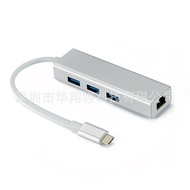 type-c3.1Gigabit Nic+USB3.0HUB Hub without Driver Type-chub Docking Station Dual Port