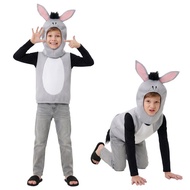 Children Donkey cosplay Costume Funny Kindergarten Animal Performance Costume Stage Costume Hallowee