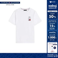 Tommy Hilfiger เสื้อยืด ผู้ชาย รุ่น MN0MN00082 YBR - สีขาว