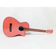 Yamaha Acoustic Guitar Type F310 P Pink Color String Model for Beginners