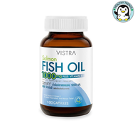 Vistra Salmon Fish Oil 1000 mg plus vitamin E วิสตร้า แซลมอนฟิชออย 100 แคปซูล [HHTT]