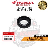 HONDA OIL SEAL, 13.8X24X5 KICK STARTER ARM FOR BRAVO//NF110/XRM110/WAVE100|91202-KFL-841