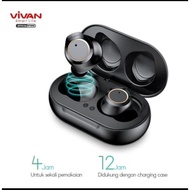 VIVAN Wireless Earbuds With Charging Case