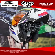SPYDER FORCE WATERMAX MODULAR DUAL VISOR MOTORCYCLE HELMET
