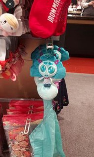 香港迪士尼樂園 Pixar 玩轉腦朋友2 Inside Out 2 腦筋急轉彎2 阿羨 Envy 毛公仔 連環保袋 購物袋 Shopping Bag 掛件 匙扣 吊飾 掛飾 袋50x44cm 全新正版