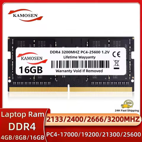 DDR4 4GB 8GB 16G Laptop Memory Ram PC4 2133 2400 2666 3200Mhz 17000 19200 21300 SODIMM 260PIN 1.2V M