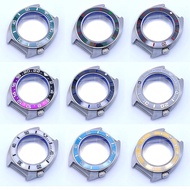 40MM Watch Case Ceramic Bezel Sapphire Glass Steel Case Kit for NH35A NH36 Movement Watch Accessorie