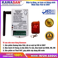Remote control switch - 2 channels, including remote, KAWASAN - RF2K 220V