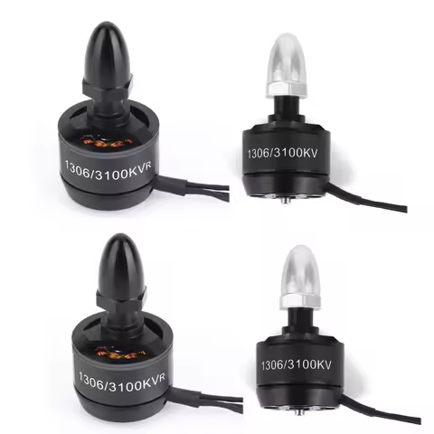 4 PCS Mini 1306 3100KV CW + CCW 2-4s Brushless Motor for DIY RC Mini 150 180 210 Quadcopter Multicop