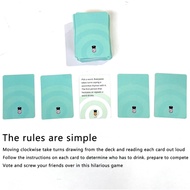 88 pcs cards Let's Get Drunk - Card Games for Adults - 9*7cm Drinking Games for Adults Party - Drink