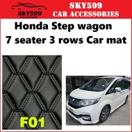 Honda Step wagon, 7 seater 3 Row 6D Car mat
