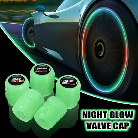 For Honda Car Tire Valve Cap Luminous Valve Core Cover Insight Vezel CRV Odyssey Pilot Jazz Legend S