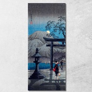 Hakone Lake In Moonlight Hiroaki Takahashi htk12 Canvas Print